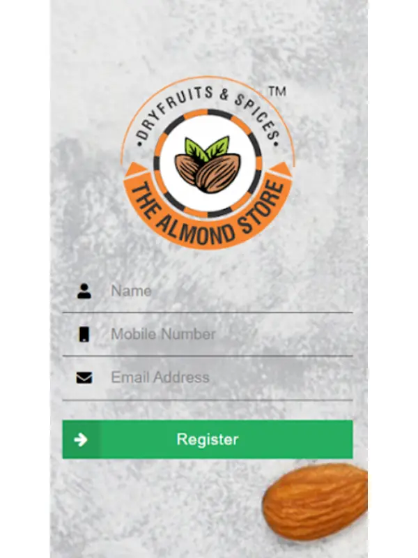 The Almond Store Ecommerce Grocery Android App
